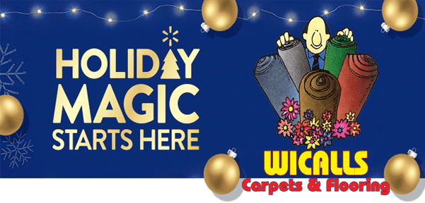 Happy Holidays from Wicall’s Carpets & Flooring!