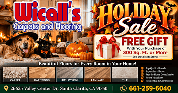 Wicall’s Holiday Flooring Sale Is Here!